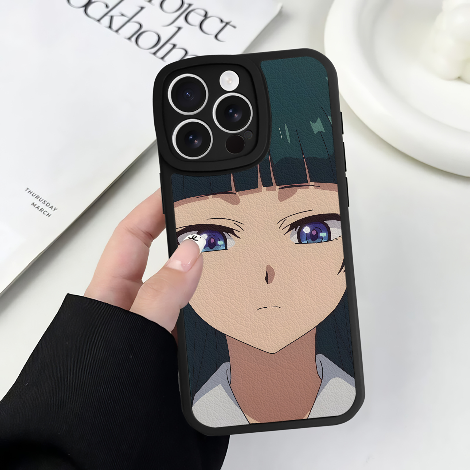 薬屋のひとりごと The Apothecary Diaries 【iPhone 16シリーズ対応】シリコンスマホケース（レザー調） 材質：シリコン